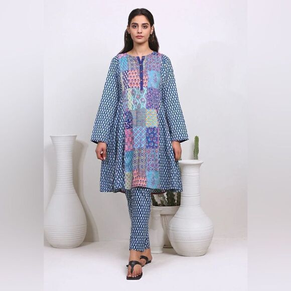 GENERATION PK PAKISTANI DESIGNER DRESS 2-PIECE SET - Picture 1 of 5